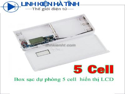 Hộp chế sạc dự phòng hộp pin sạc dự phòng 5 cell 18650 Hộp chế sạc dự phòng hộp pin sạc dự phòng 5 cell 18650